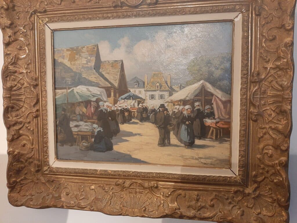 Taxatie van het werk “Olie op paneel marche du Faouet” door de kunstenaar Henri Alphonse Barnoin Taxatie van het werk “Olie op paneel marche du Faouet” door de kunstenaar Henri Alphonse Barnoin