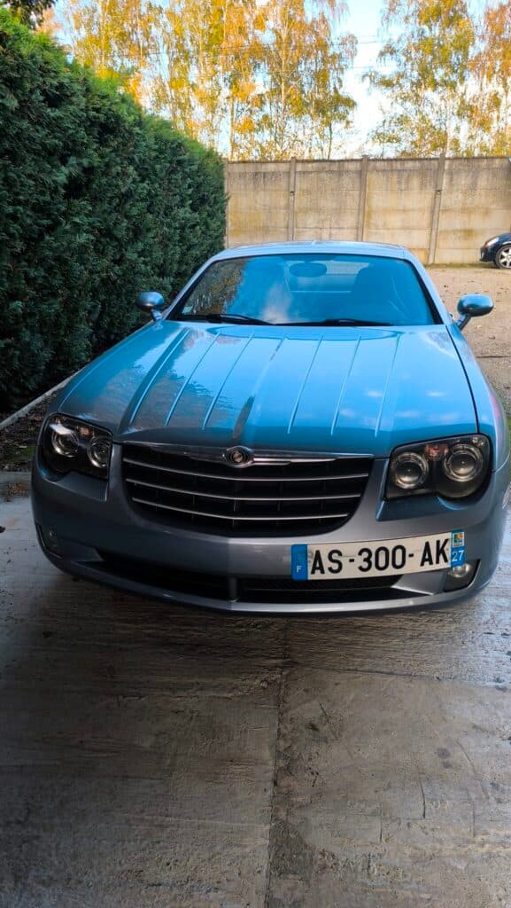 Verzoek om taxatie van mijn Chrysler Crossfire 3.2 v6 uit 2004 met 105000 km, perfect onderhouden en gerenoveerd.