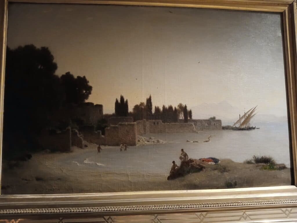 Taxatie van een schilderij gesigneerd door CURZON, uitgevoerd in olie en in uitstekende staat Taxatie van een schilderij gesigneerd door CURZON, uitgevoerd in olie en in uitstekende staat
