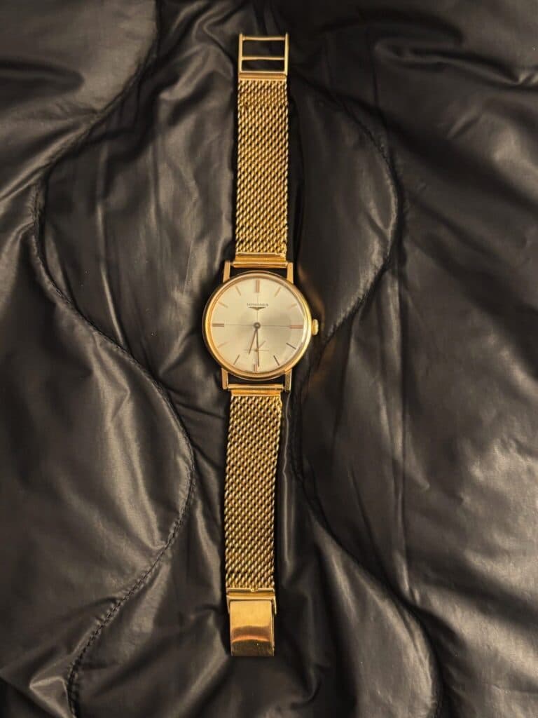 Taxatie van waarde voor een vintage Longines herenhorloge in goud uit de jaren 50-60 Taxatie van waarde voor een vintage Longines herenhorloge in goud uit de jaren 50-60
