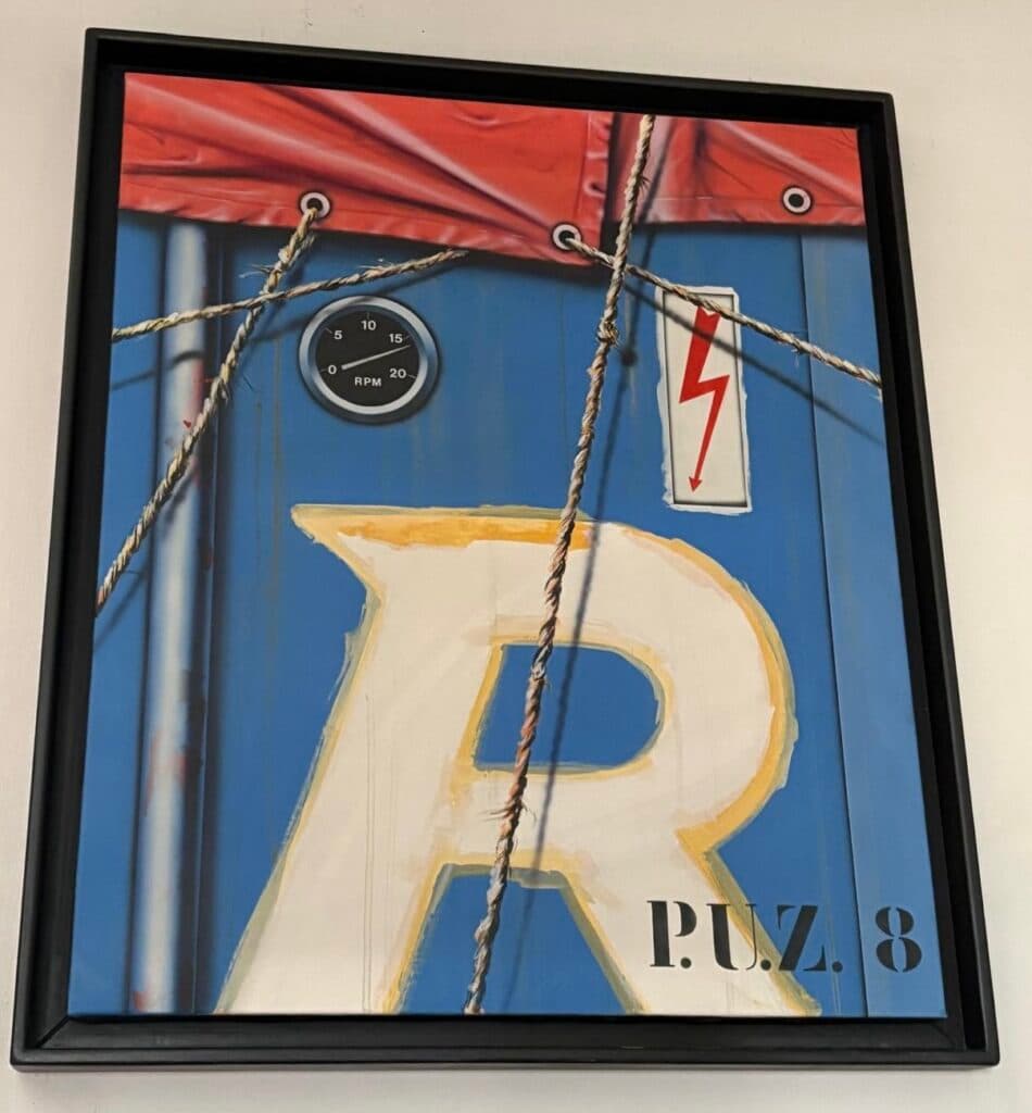 Taxatie van de waarde van het ingelijste schilderij van de kunstenaar Peter Klasen Taxatie van de waarde van het ingelijste schilderij van de kunstenaar Peter Klasen
