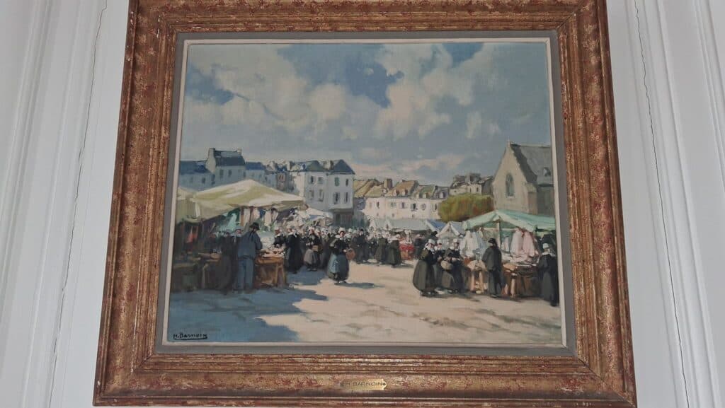 Taxatie van de Waarde van een Authentiek Schilderij van Henri Barnoin, Familie-erfgoed dat een Markt Vertegenwoordigt Taxatie van de Waarde van een Authentiek Schilderij van Henri Barnoin, Familie-erfgoed dat een Markt Vertegenwoordigt