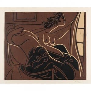 Linoleumsnede Pablo Picasso : gratis taxatie