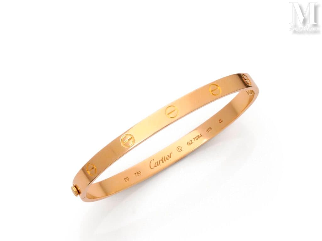 Bracelet Love Cartier : expertise en taxatie Bracelet Love Cartier : expertise en taxatie