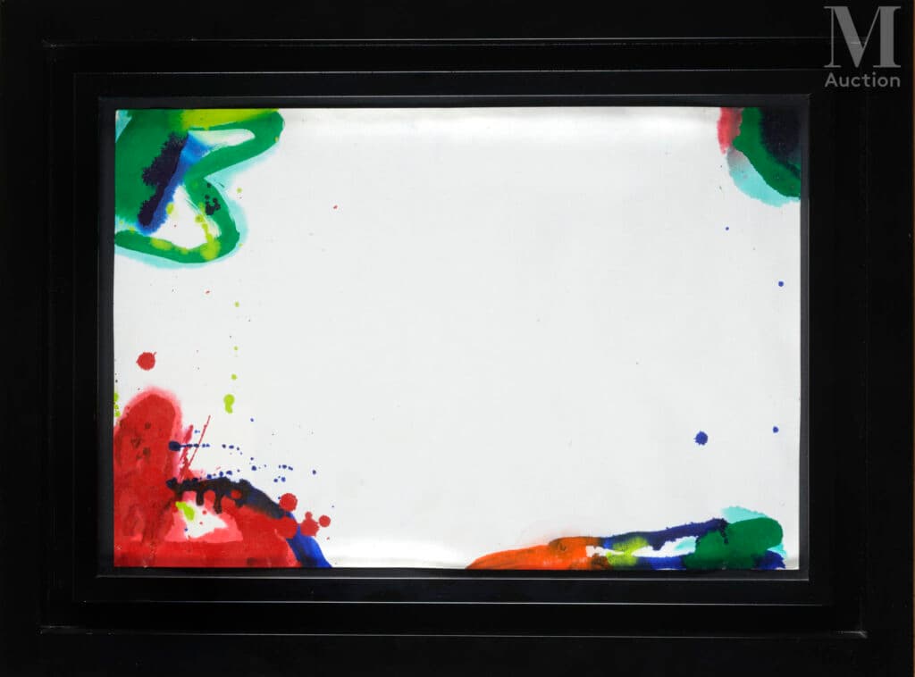 Tekening Sam Francis: gratis taxatie Tekening Sam Francis: gratis taxatie