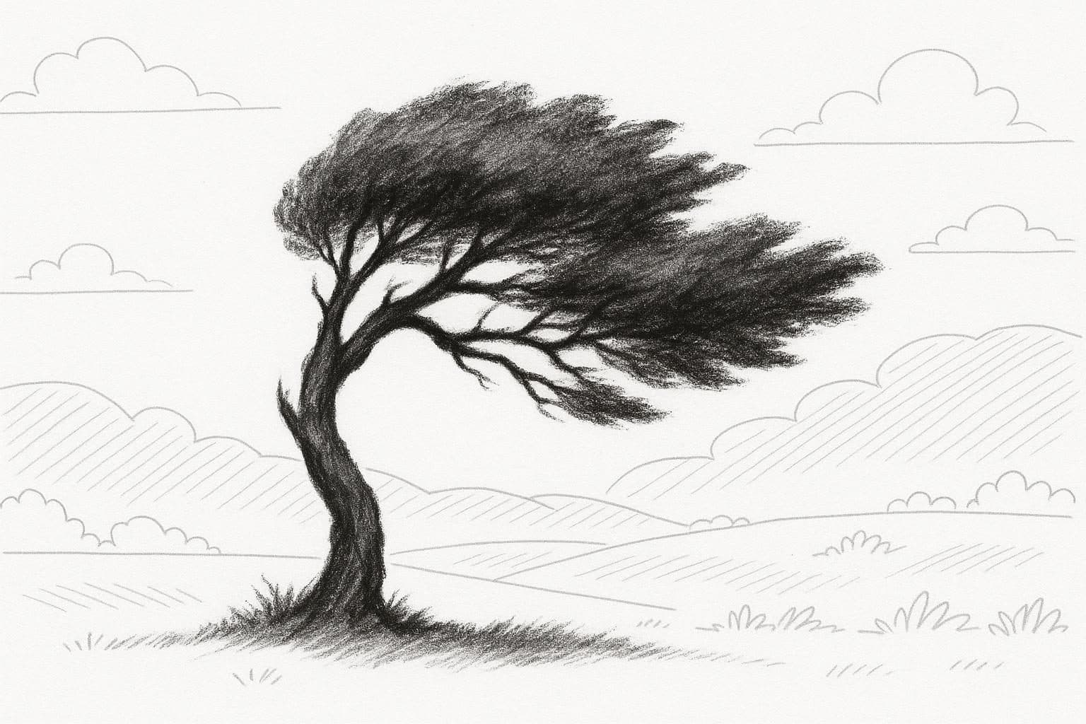 Krijttekening Krijttekening