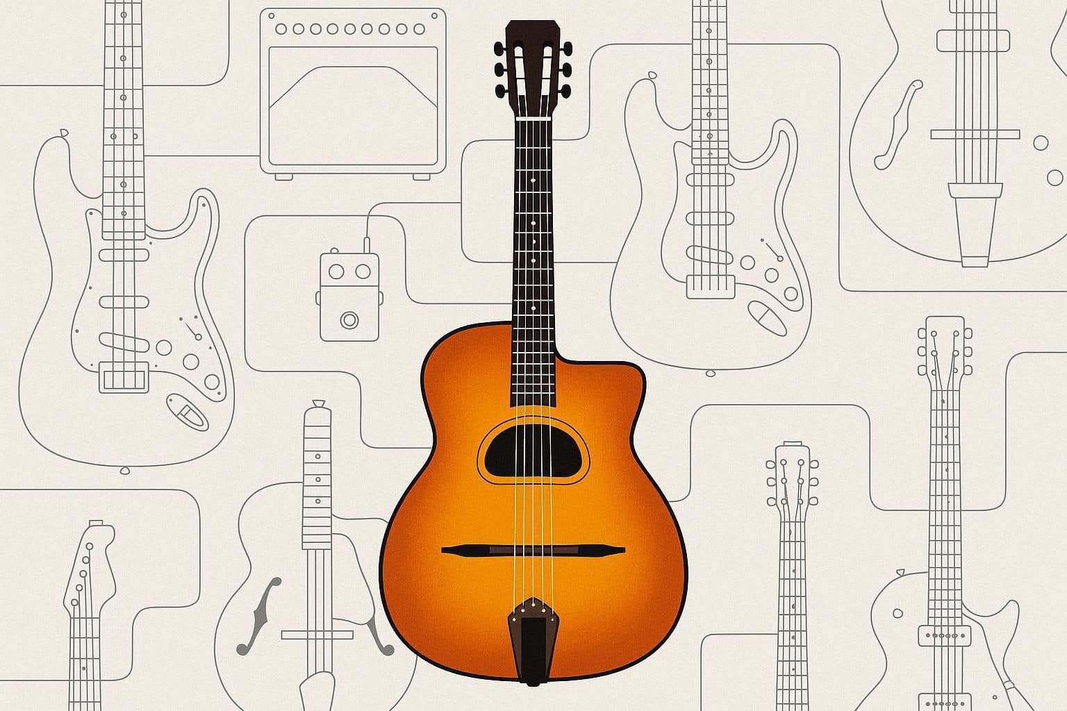 Maccaferry gitaar Maccaferry gitaar